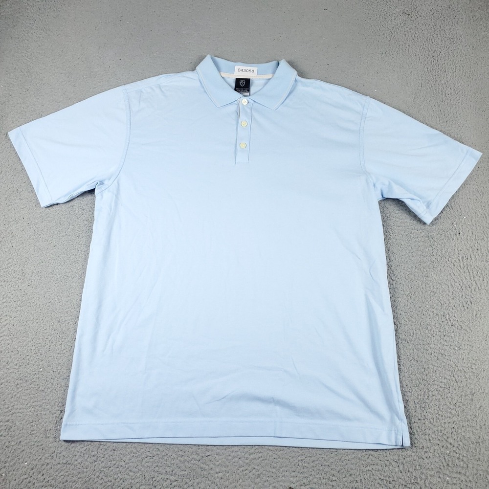 Nike Golf Dri-FIT Polo Shirt Mens XL Blue Short Sleeve Cotton Blend Casual